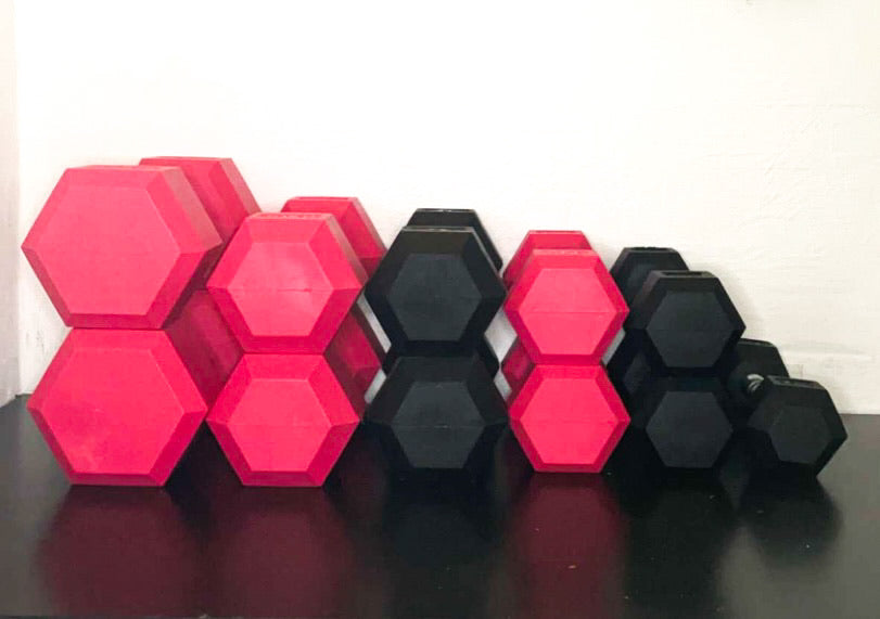 Hex Dumbbell Pink